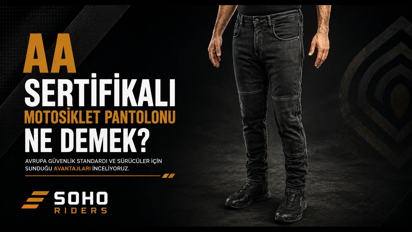 AA sertifikalı motosiklet pantolonu ne demek — SoHo Riders