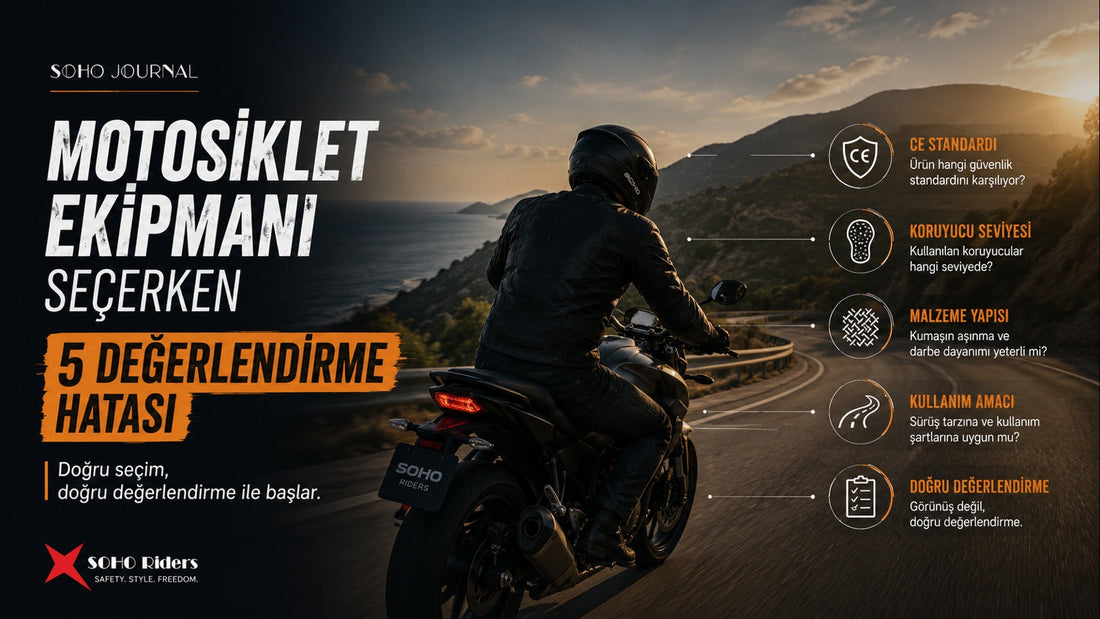 Motosiklet ekipmanı seçerken en sık yapılan değerlendirme hataları — SoHo Riders