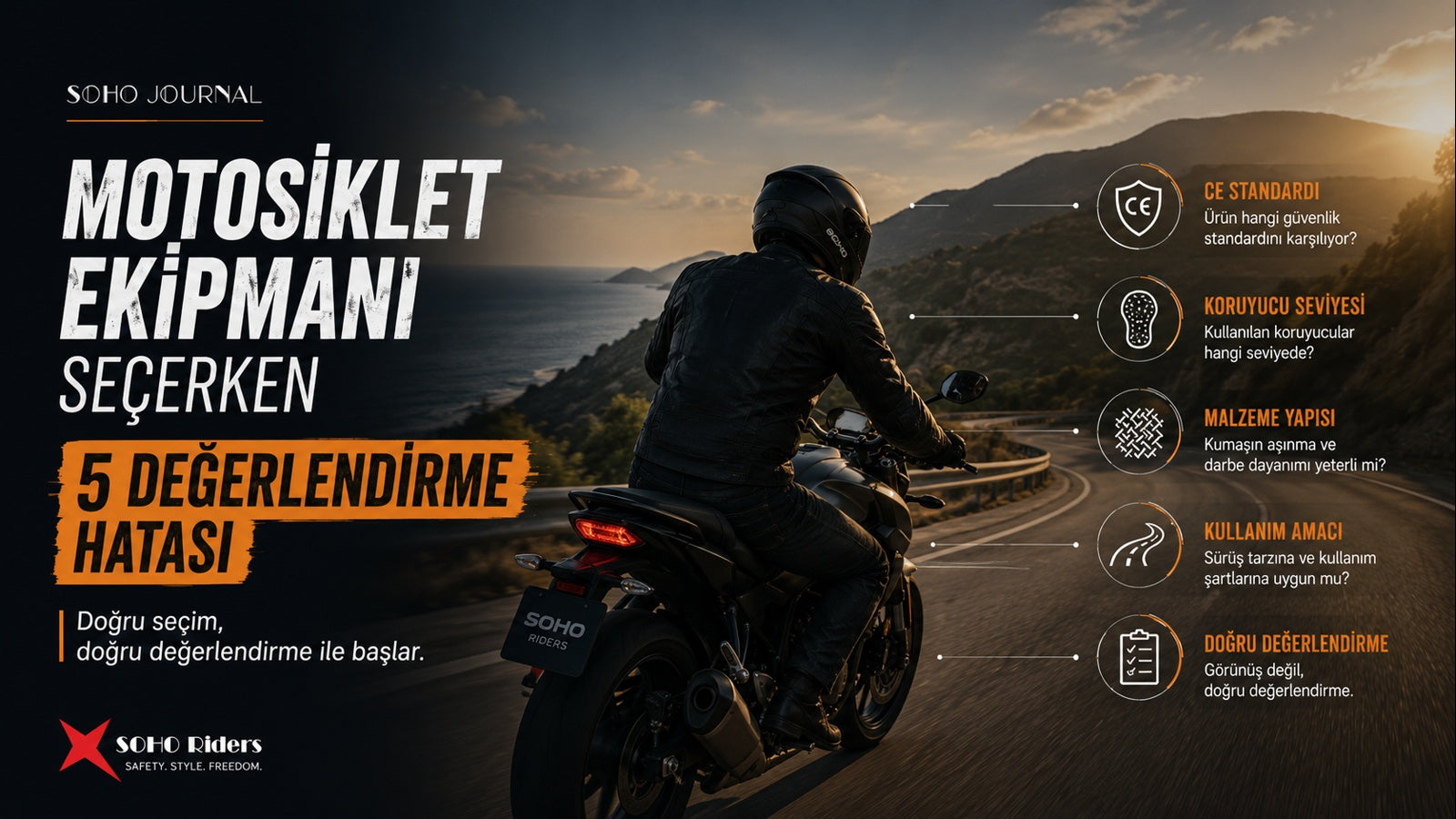 Motosiklet ekipmanı seçerken en sık yapılan değerlendirme hataları — SoHo Riders