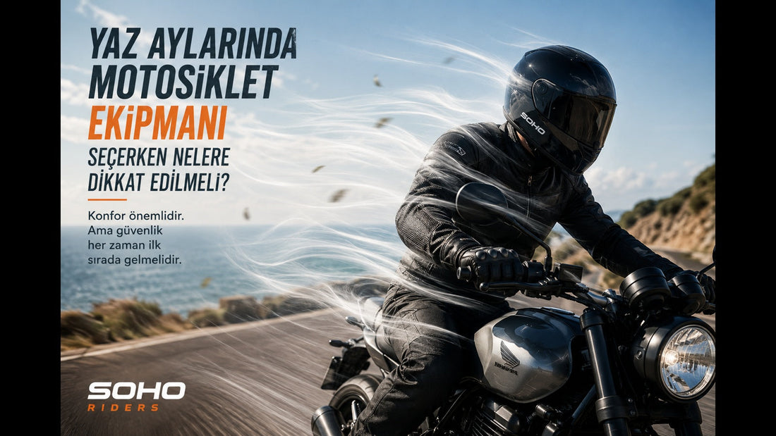 Yaz aylarında motosiklet ekipmanı seçerken nelere dikkat edilmeli — SoHo Riders