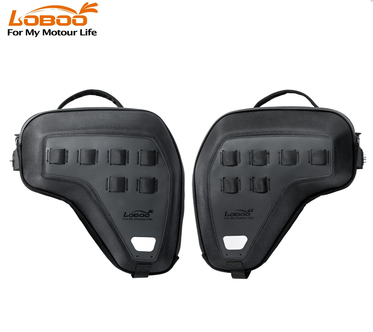 LOBOO Koruma Demiri Çantaları (5L Çift) BMW R1300GS Adventure (2024+) için - Hırsızlığa Karşı Korumalı EVA Sert Kabuklu Saklama Çantası