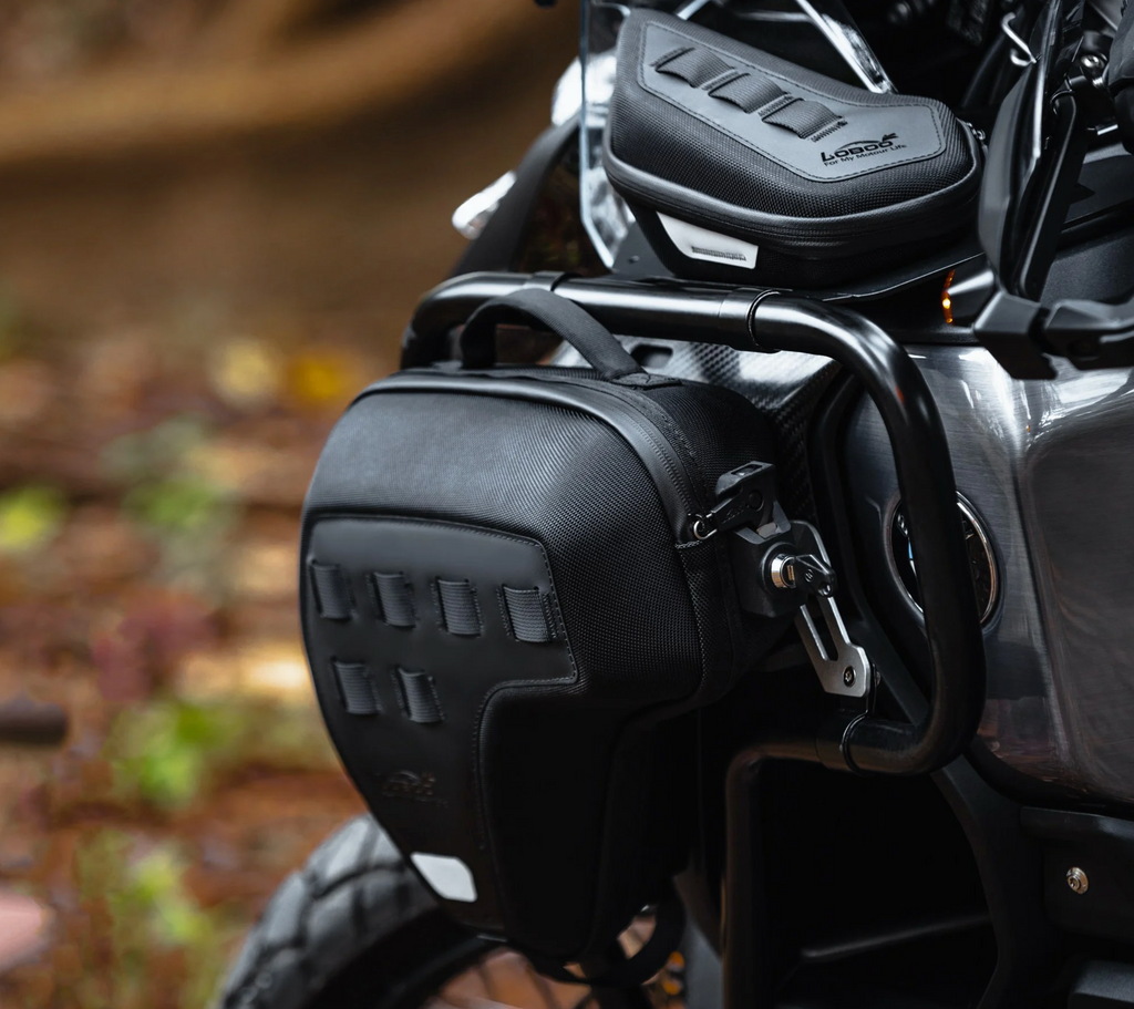 LOBOO Koruma Demiri Çantaları (5L Çift) BMW R1300GS Adventure (2024+) için - Hırsızlığa Karşı Korumalı EVA Sert Kabuklu Saklama Çantası