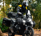 LOBOO Koruma Demiri Çantaları (5L Çift) BMW R1300GS Adventure (2024+) için - Hırsızlığa Karşı Korumalı EVA Sert Kabuklu Saklama Çantası