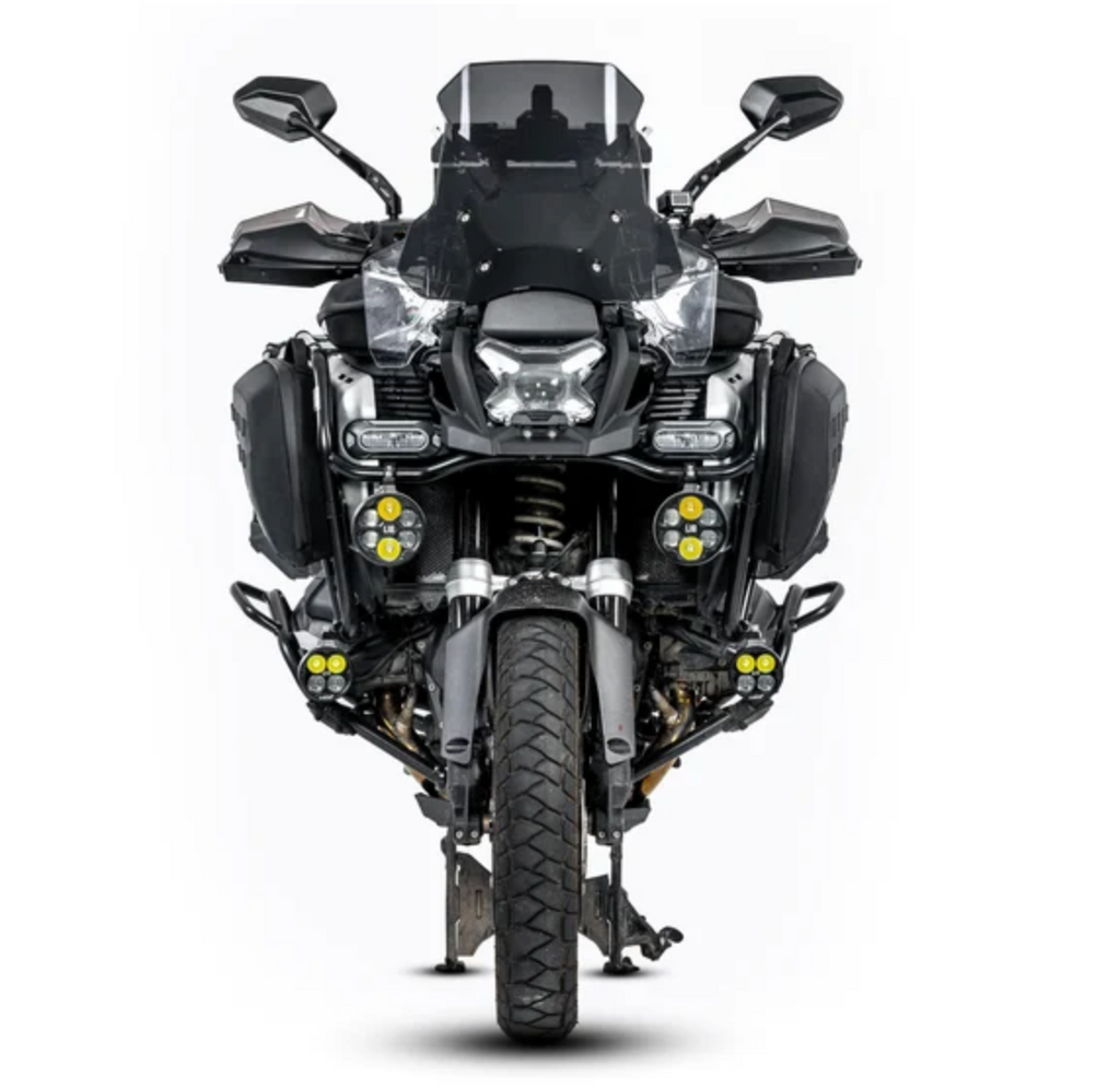 LOBOO Koruma Demiri Çantaları (5L Çift) BMW R1300GS Adventure (2024+) için - Hırsızlığa Karşı Korumalı EVA Sert Kabuklu Saklama Çantası
