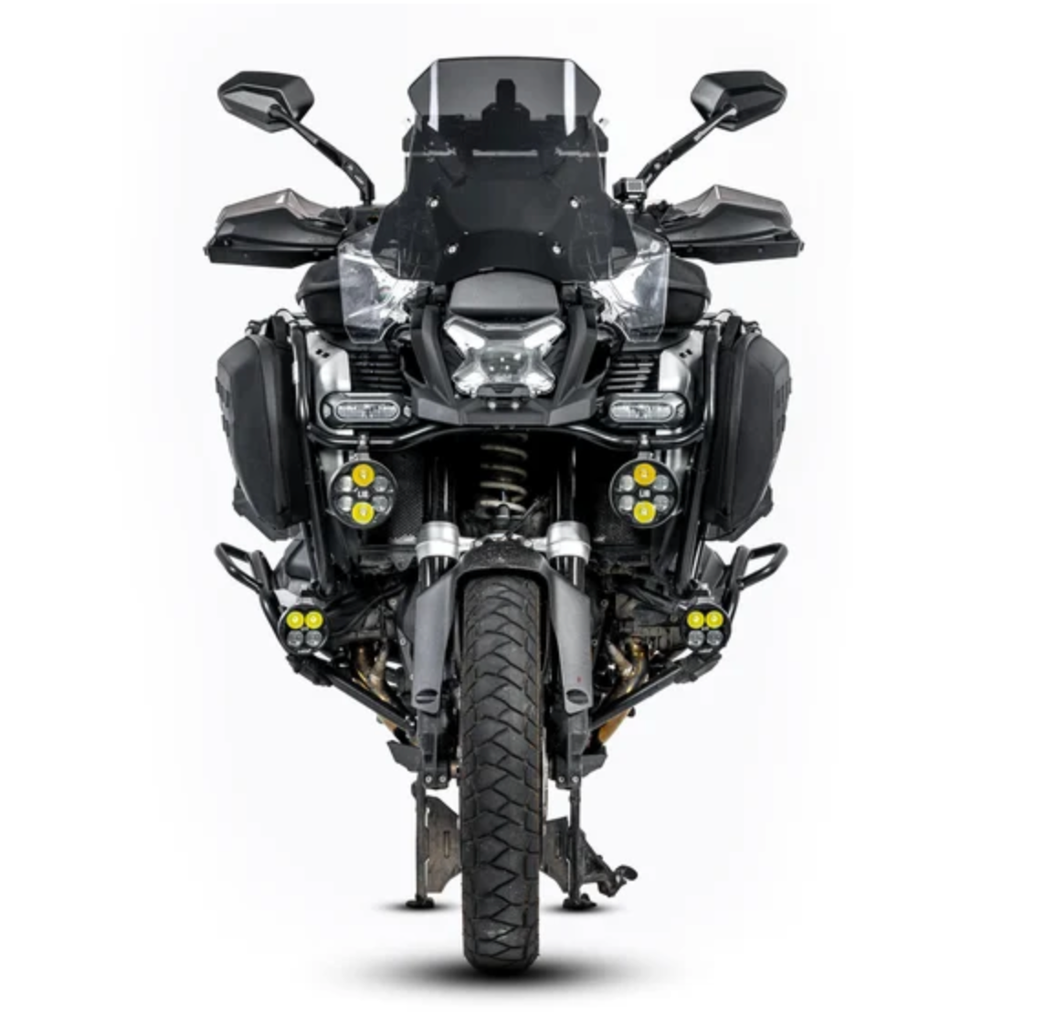 LOBOO Koruma Demiri Çantaları (5L Çift) BMW R1300GS Adventure (2024+) için - Hırsızlığa Karşı Korumalı EVA Sert Kabuklu Saklama Çantası