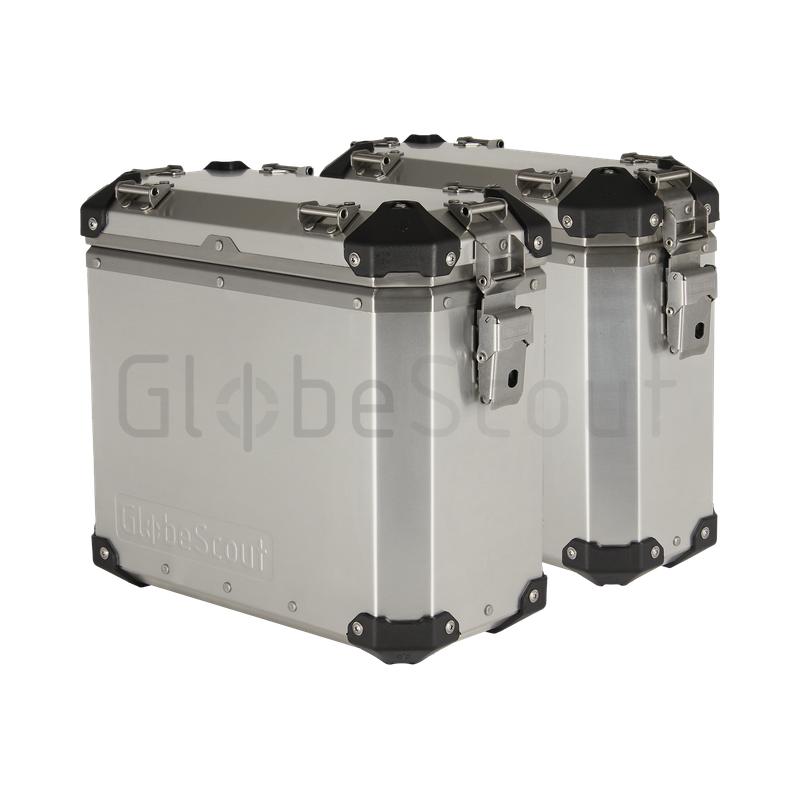 Globescout Aluminyum Yan Çanta Seti 28L+35L Naturel