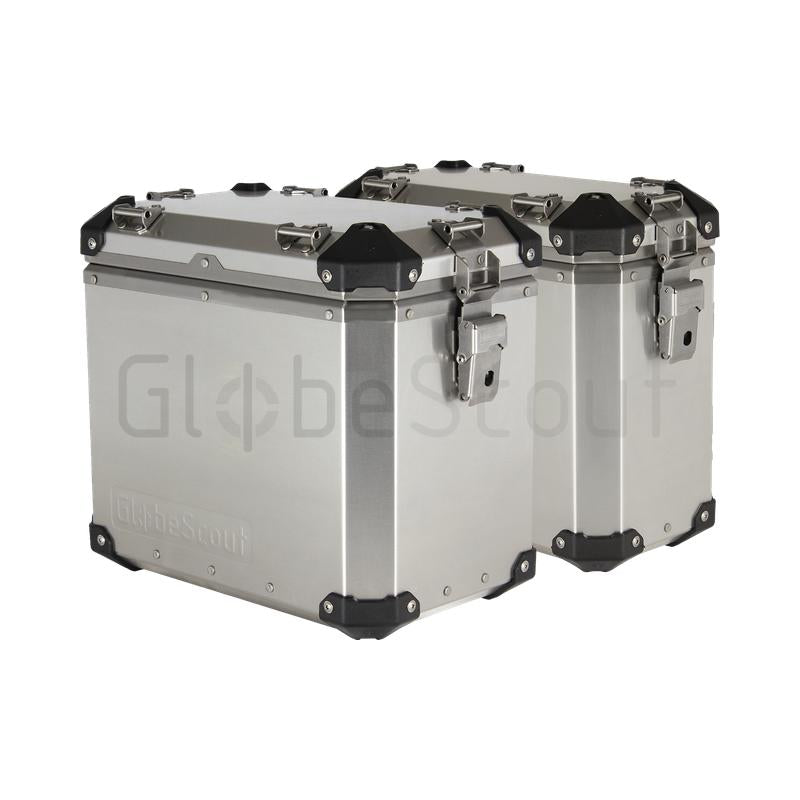 Globescout Aluminyum Yan Çanta Seti 35L+45L Naturel
