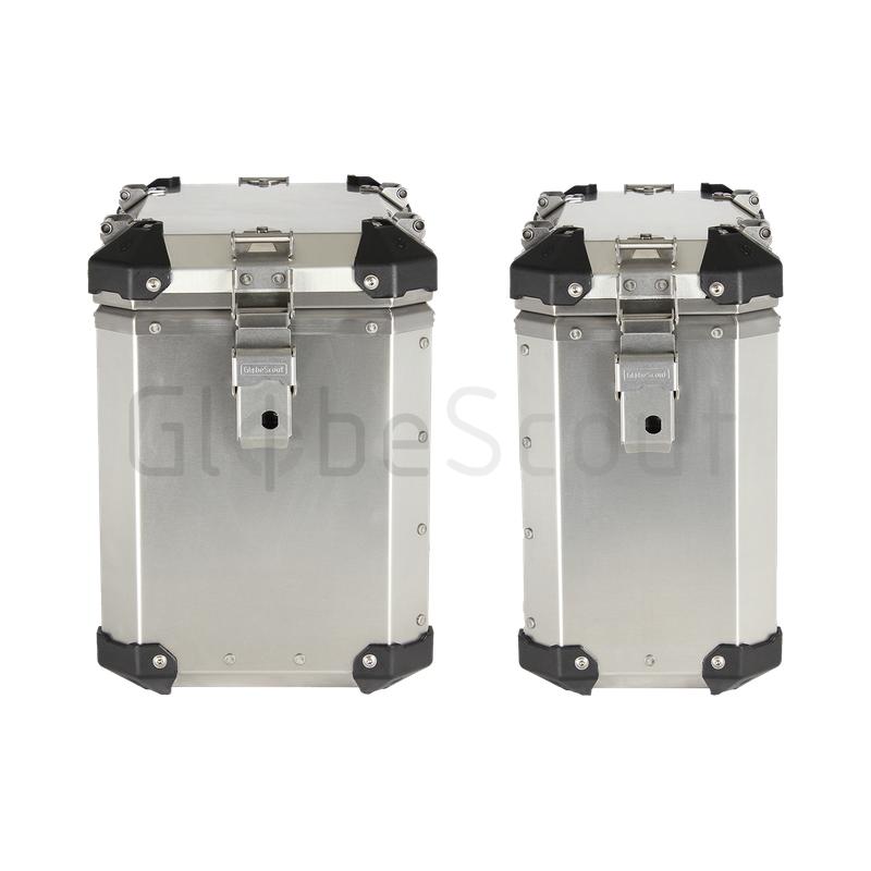 Globescout Aluminyum Yan Çanta Seti 35L+45L Naturel