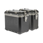 Globescout Aluminyum Yan Çanta Seti 35L+45L Siyah
