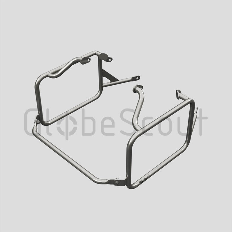 Globescout Aluminyum Yan Çanta Seti BMW R1300GSA ( OEM Taşıyıcı ) Naturel